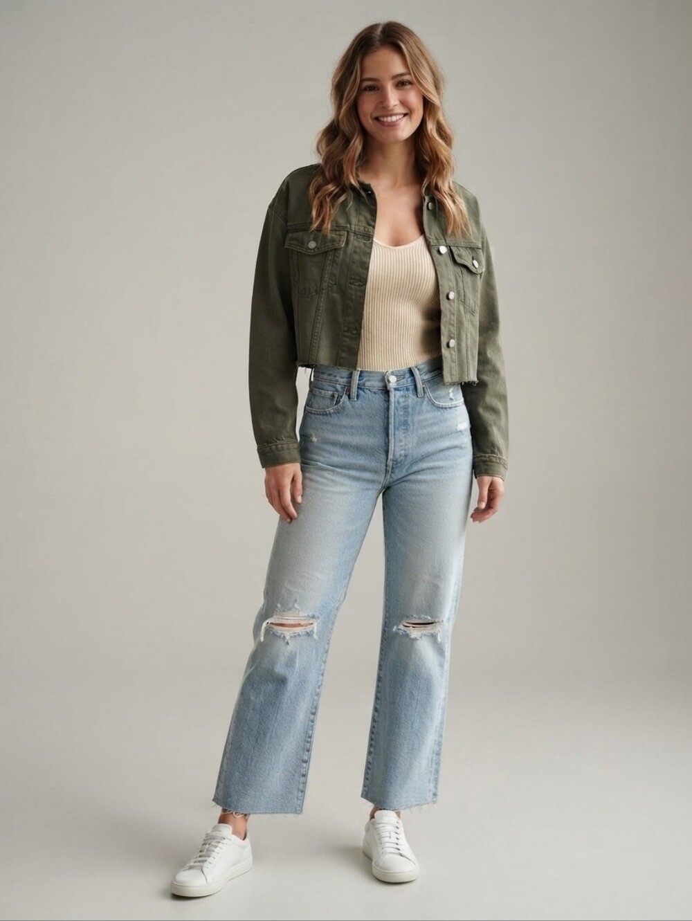 Favorite Daughter The Otto High Rise Boyfriend Distressed Light Blue Jeans Sz 29